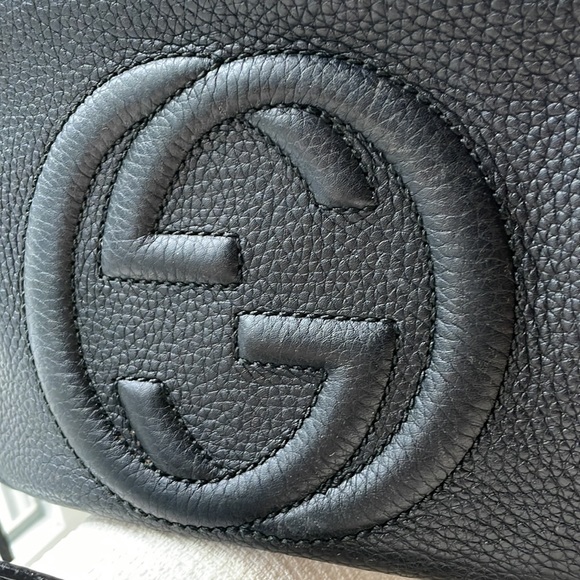 Gucci Bags Gucci Soho Disco Camera Bag Black Leather Crossbody